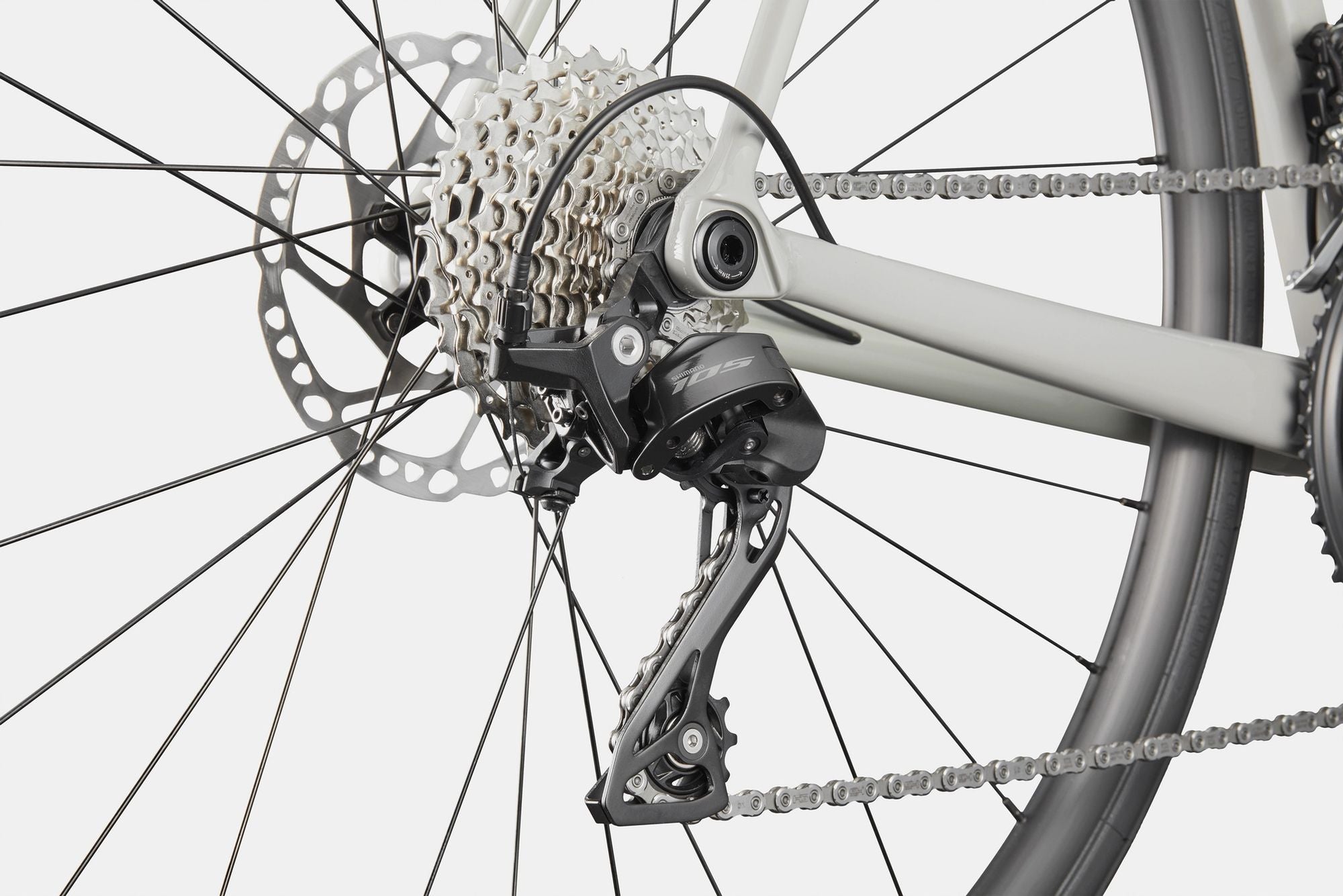 Vélo de Route Cannondale CAAD14 3 Shimano 105 12V 700 mm Blanc/Gris