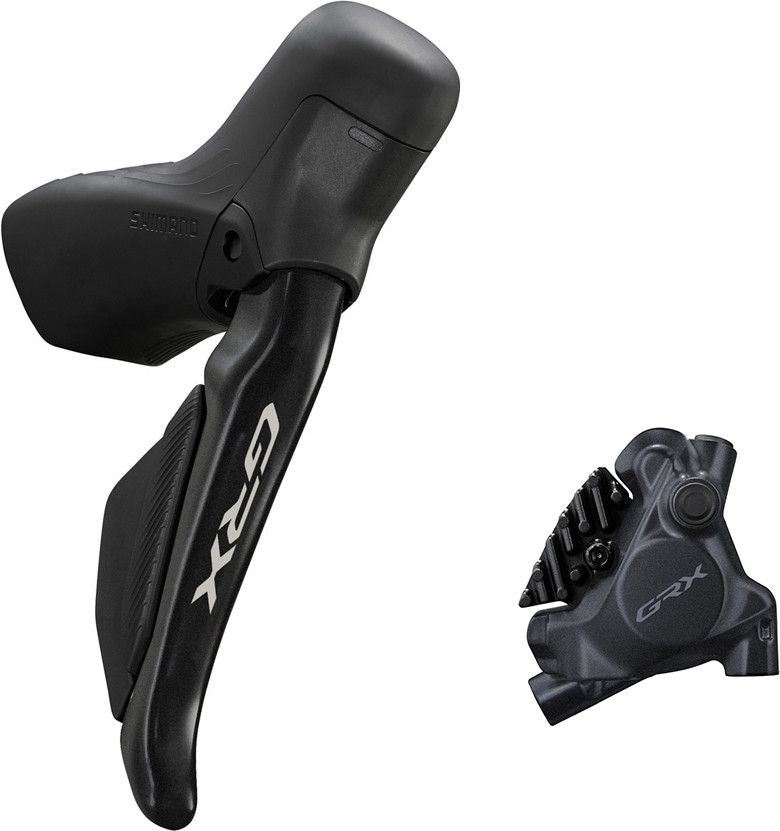 Frein à Disque Complet Droite/Arrière Shimano GRX Di2 ST-RX715-R/BR-RX410 12V (Sans Disque) J-Kit 1700 mm