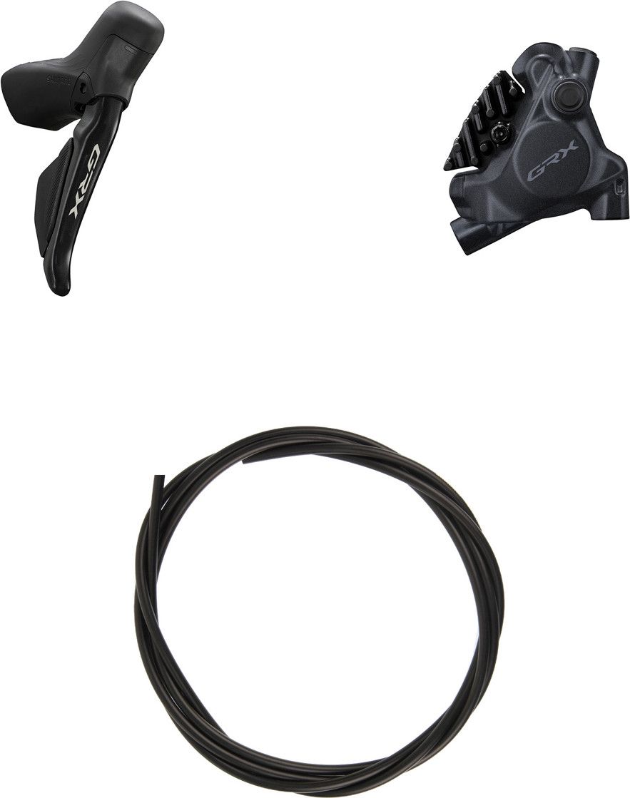 Frein à Disque Complet Droite/Arrière Shimano GRX Di2 ST-RX715-R/BR-RX410 12V (Sans Disque) J-Kit 1700 mm