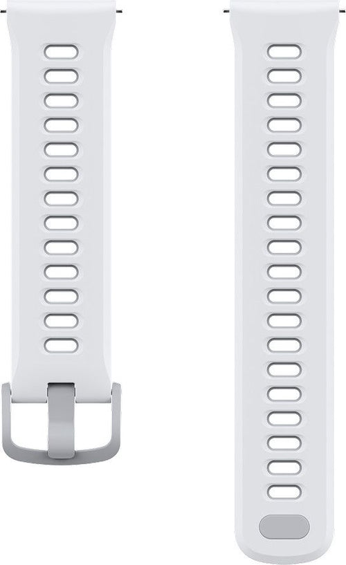 Bracelet de Montre Coros Pace 4 22 mm Silicone Blanc