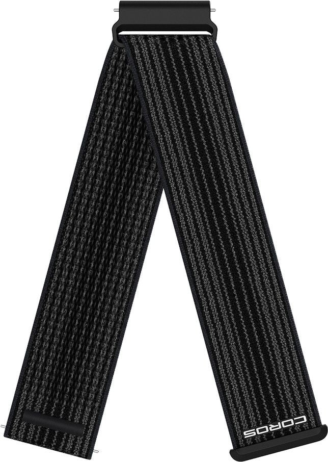 Bracelet de Montre Coros Pace 4 22 mm Nylon Noir