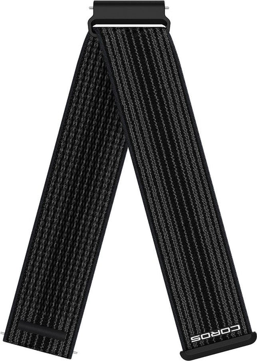 Bracelet de Montre Coros Pace 4 22 mm Nylon Noir