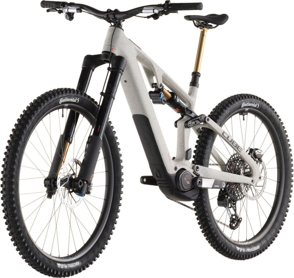 VTT Électrique Tout-Suspendu Cube AMS Hybrid 177 C:62 Super TM 600X Sram 12V 600 Wh Bosch 120 Nm 29''/27.5'' Beige Reed Grit 2026
