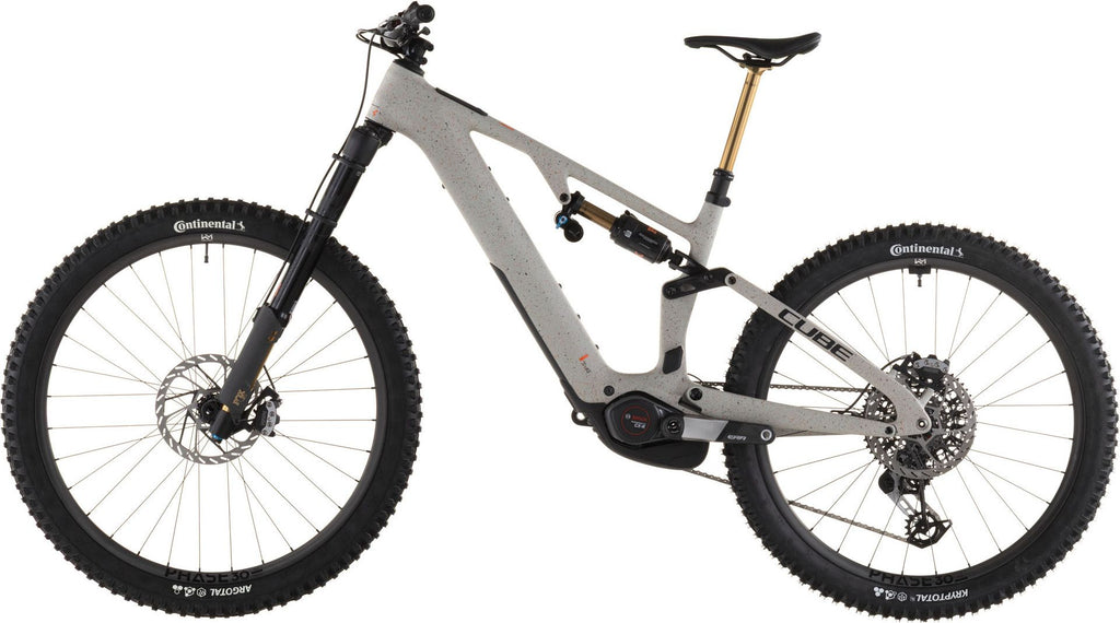 VTT Électrique Tout-Suspendu Cube AMS Hybrid 177 C:62 Super TM 600X Sram 12V 600 Wh Bosch 120 Nm 29''/27.5'' Beige Reed Grit 2026