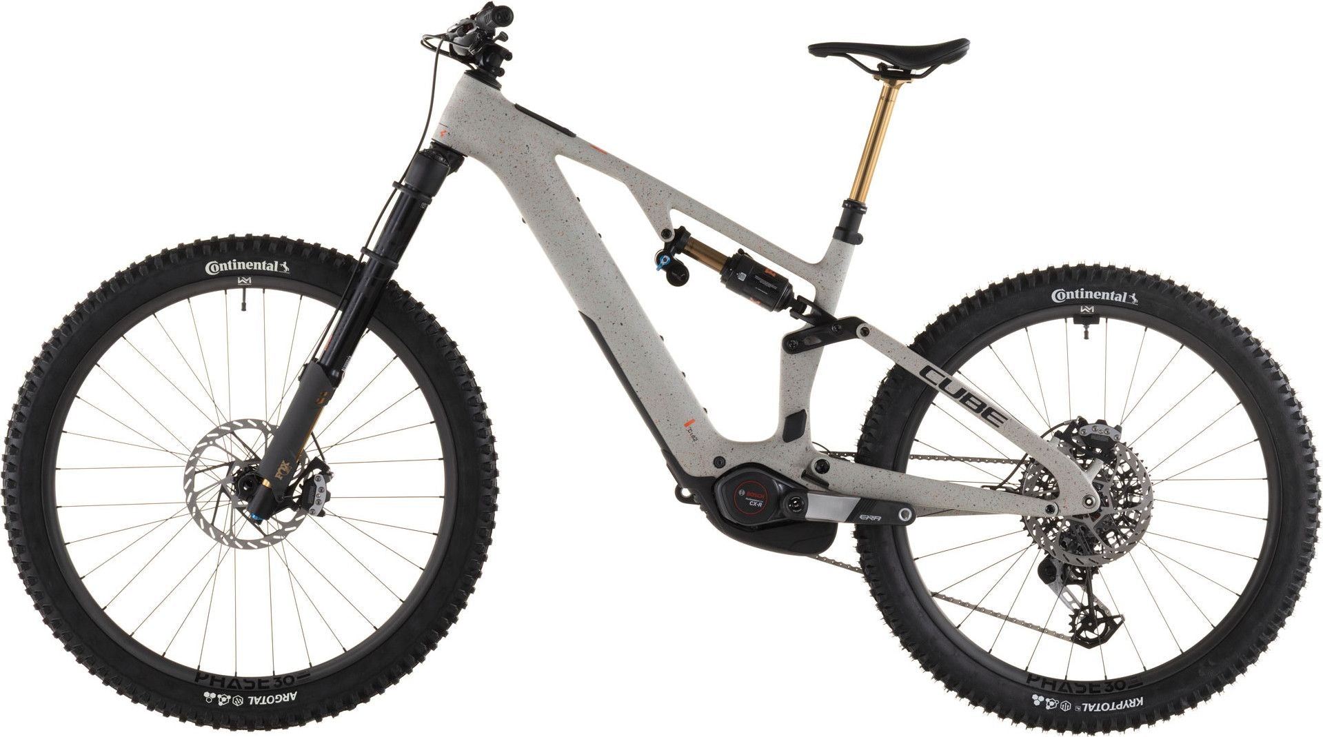 VTT Électrique Tout-Suspendu Cube AMS Hybrid 177 C:62 Super TM 600X Sram 12V 600 Wh Bosch 120 Nm 29''/27.5'' Beige Reed Grit 2026