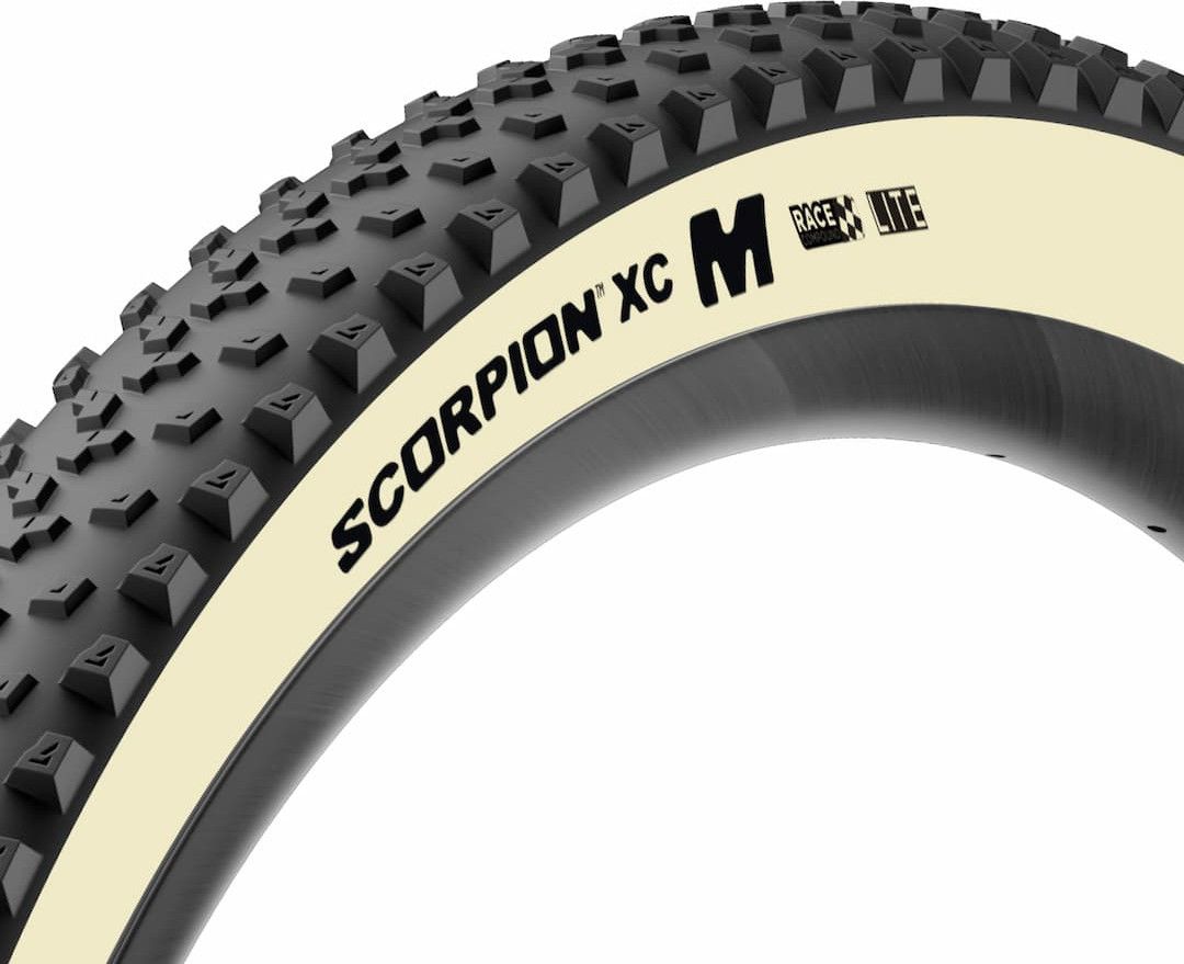 Pneu VTT Pirelli Scorpion XC M 29'' Tubeless Ready Souple ProWall Race Retro Beige