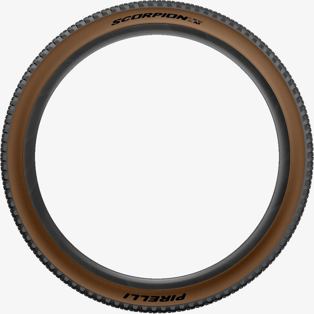 Pneu VTT Pirelli Scorpion XC M 29'' Tubeless Ready Souple ProWall Race Classic Marron