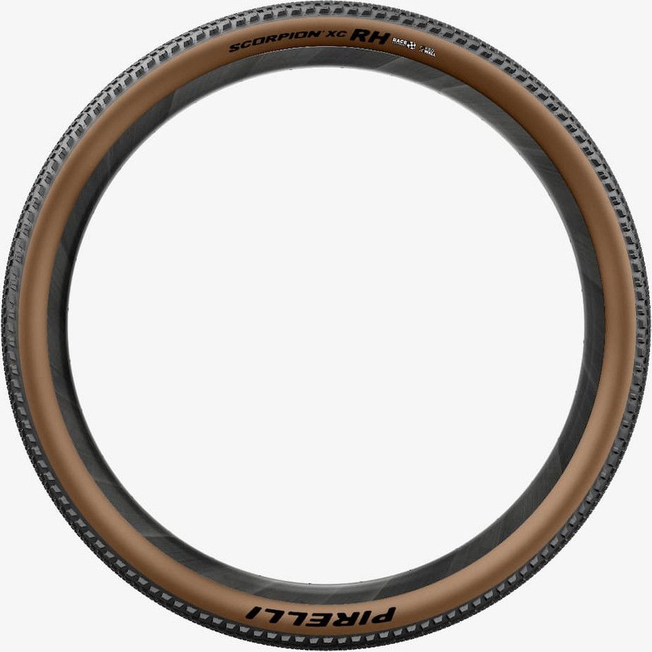 Pneu VTT Pirelli Scorpion XC RH 29'' Tubeless Ready ProWall Race Classic Marron