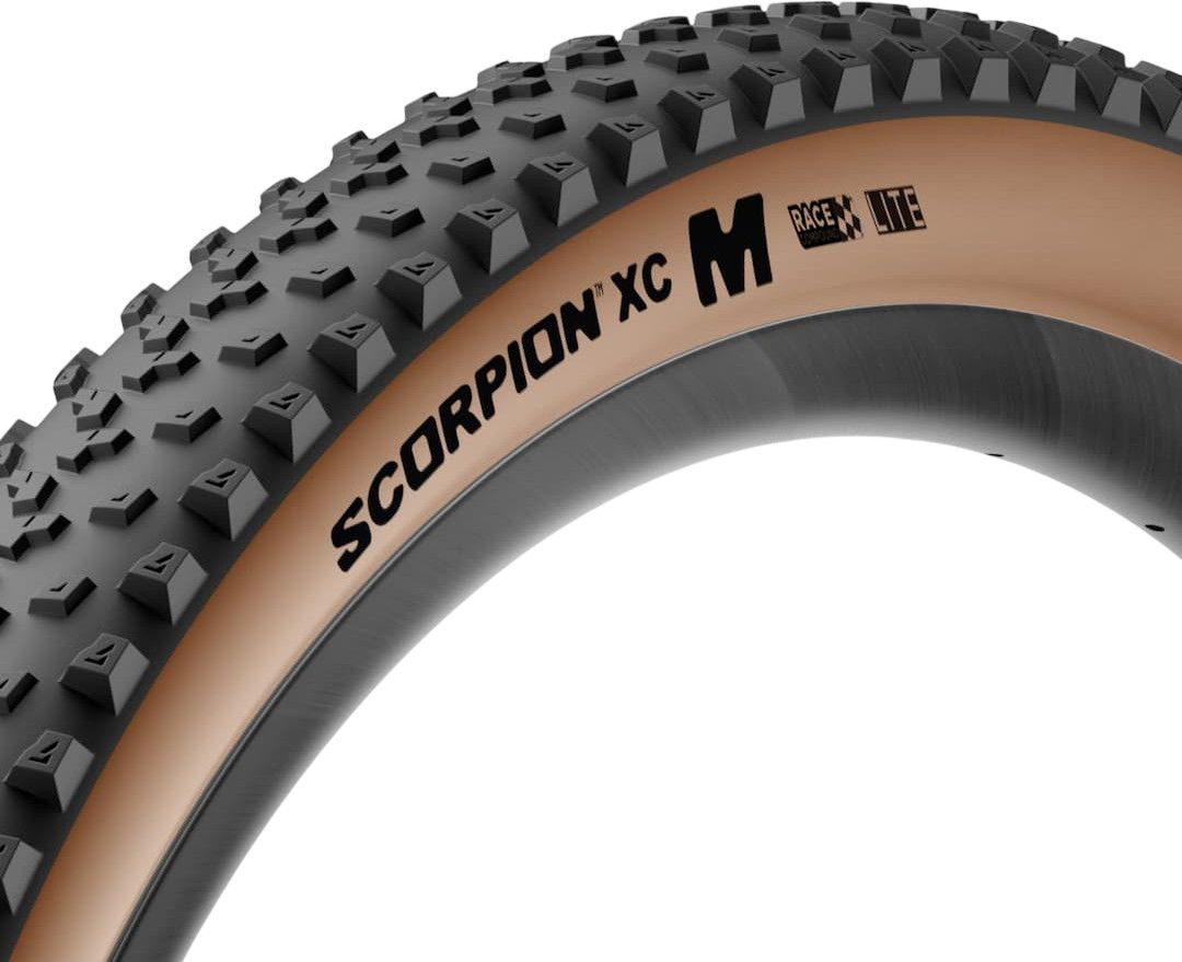 Pneu VTT Pirelli Scorpion XC M 29'' Tubeless Ready Souple ProWall Race Classic Marron