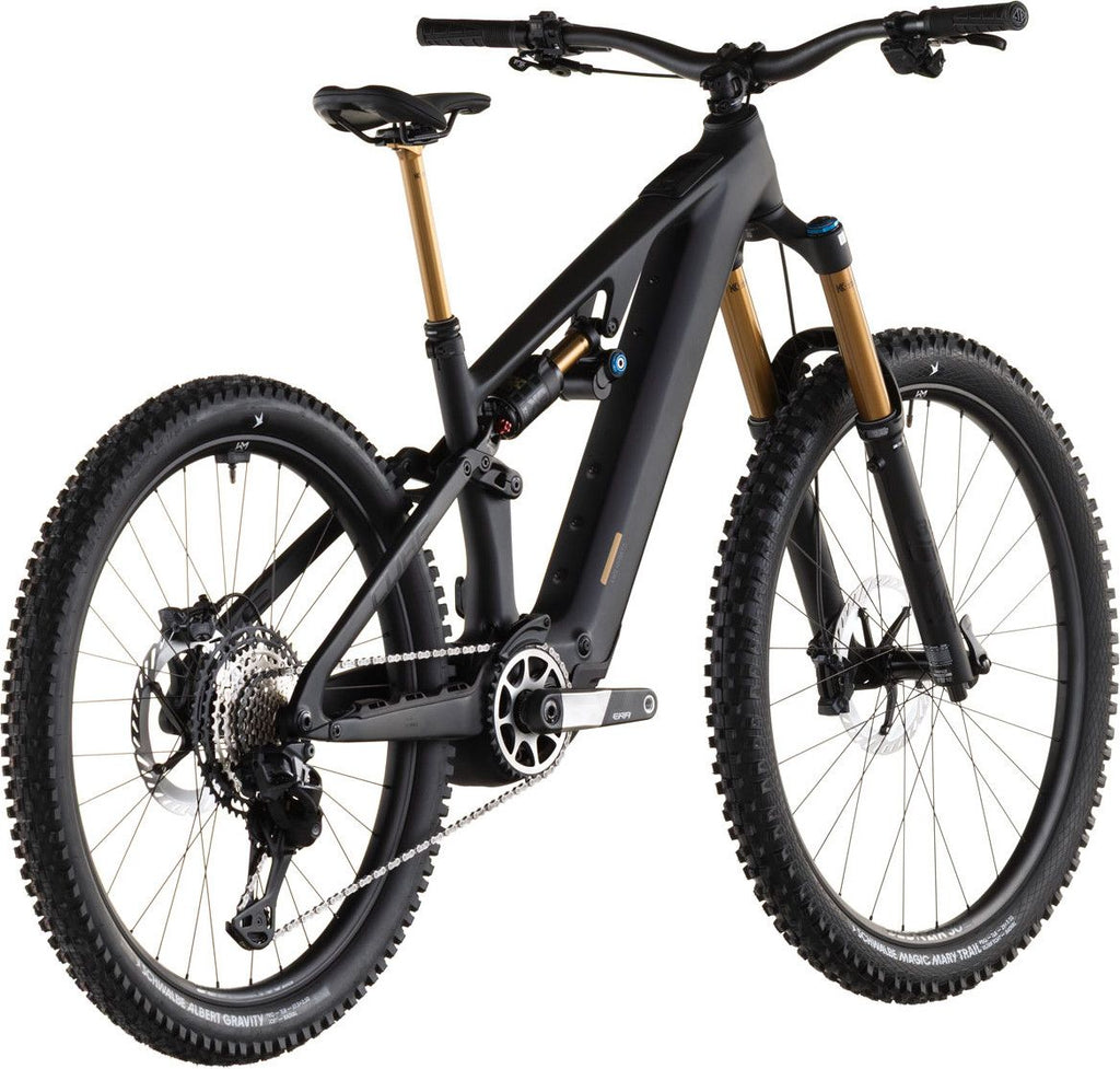 VTT Électrique Tout-Suspendu Cube AMS Hybrid 177 C:62 AT 600X Shimano 12V 600 Wh Bosch 120 Nm 29''/27.5'' Gris Carbon Noir 2026