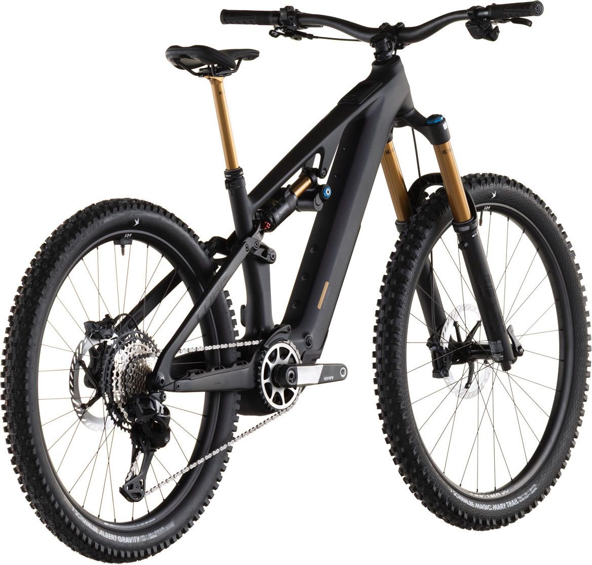 VTT Électrique Tout-Suspendu Cube AMS Hybrid 177 C:62 AT 600X Shimano 12V 600 Wh Bosch 120 Nm 29''/27.5'' Gris Carbon Noir 2026