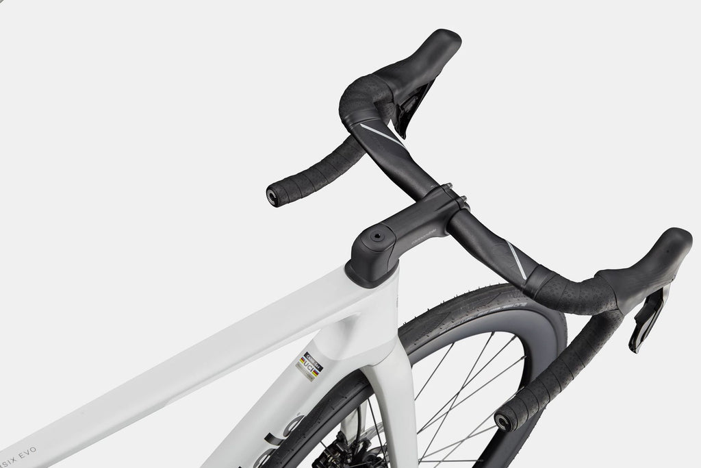 Vélo de Route Cannondale SuperSix Evo 5 Shimano 105 Di2 12V 700 mm Gris/Blanc 2026