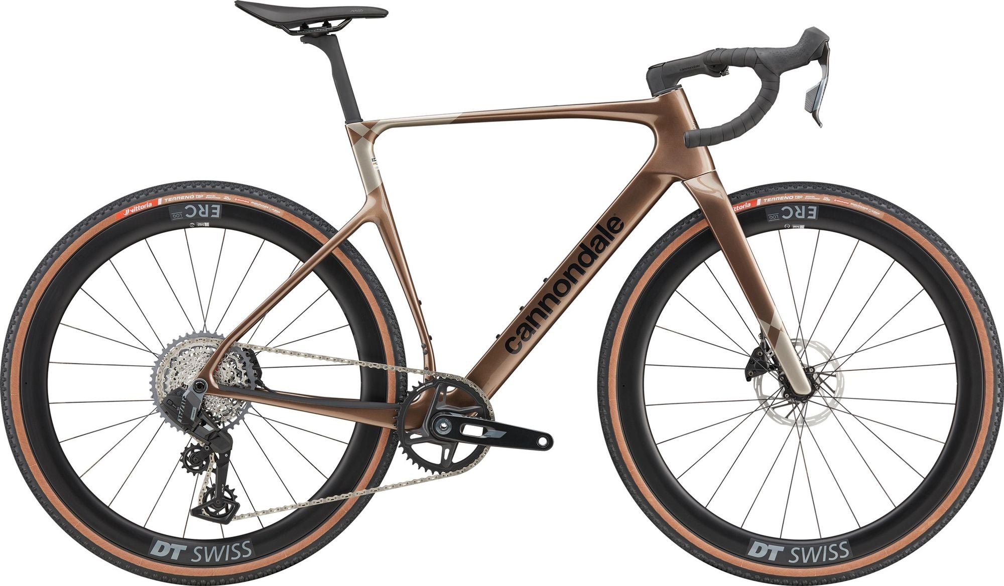 Vélo de Gravel Cannondale SuperX 3 Sram Rival XPLR AXS 13V 700mm Bronze/Gris