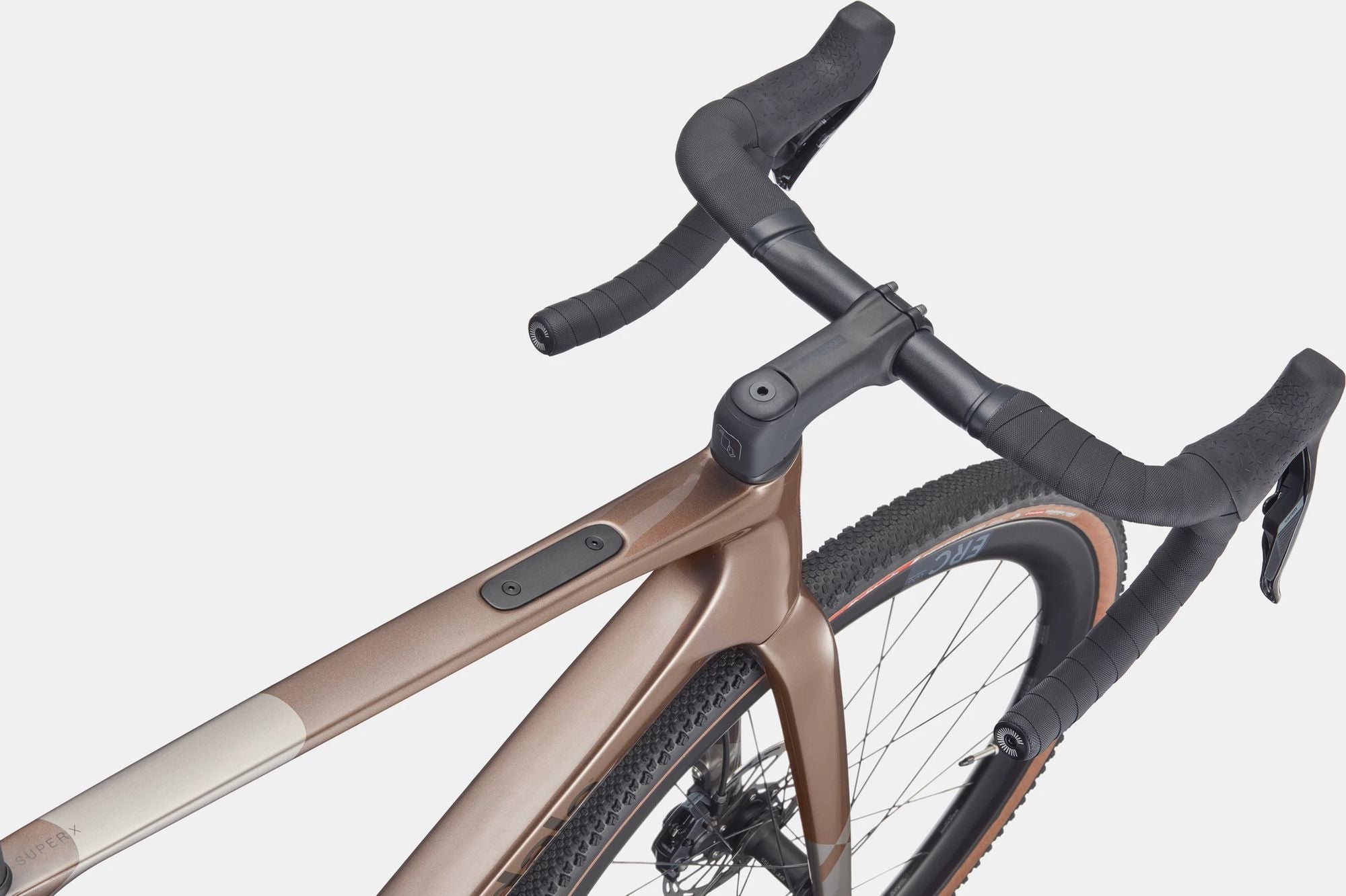 Vélo de Gravel Cannondale SuperX 3 Sram Rival XPLR AXS 13V 700mm Bronze/Gris