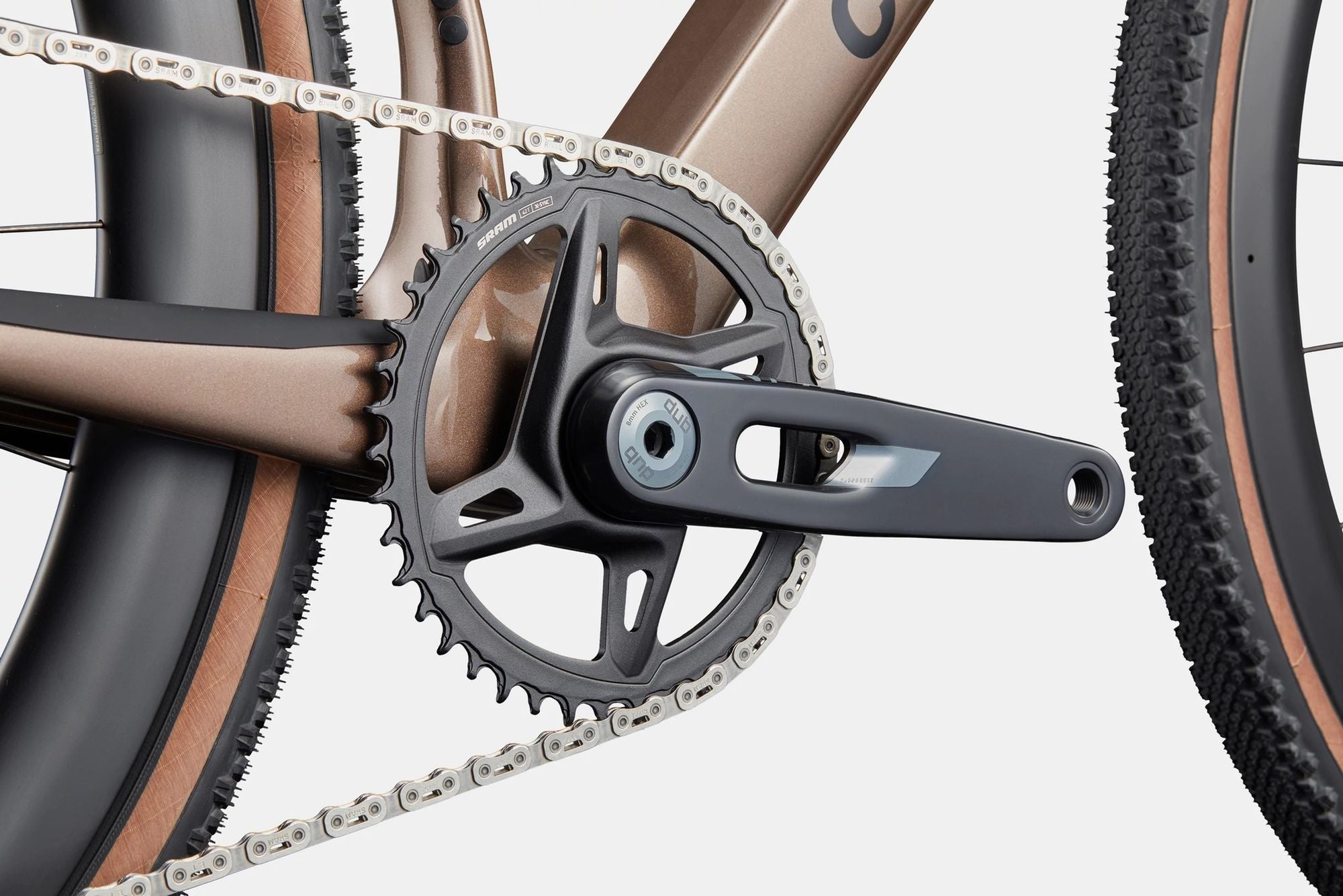 Vélo de Gravel Cannondale SuperX 3 Sram Rival XPLR AXS 13V 700mm Bronze/Gris