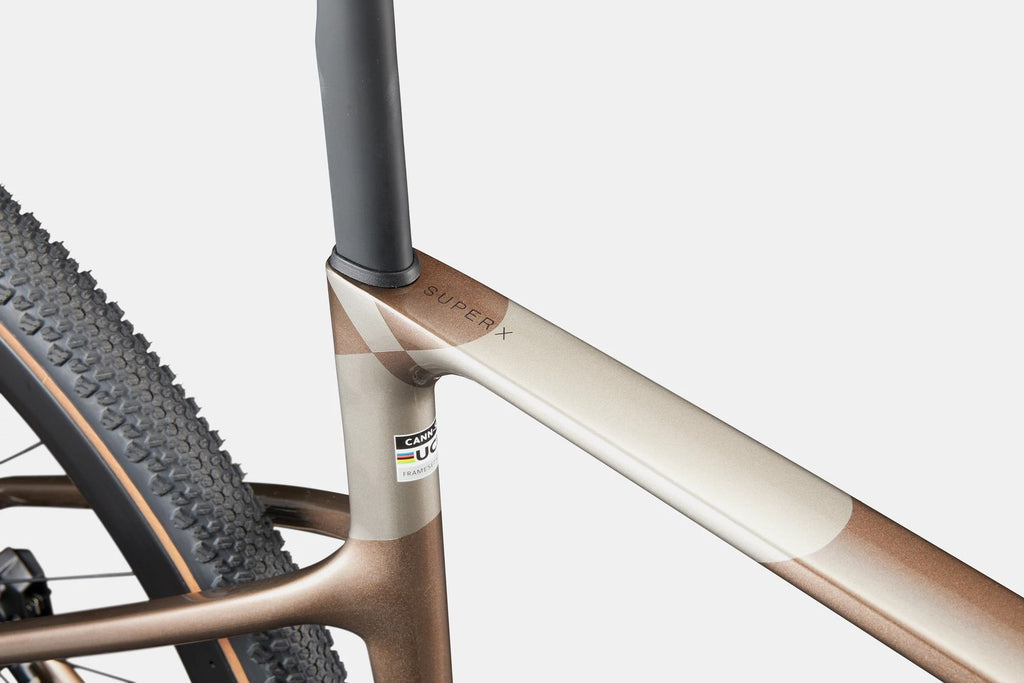 Vélo de Gravel Cannondale SuperX 3 Sram Rival XPLR AXS 13V 700mm Bronze/Gris