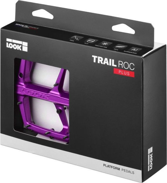 Paire de Pédales Plates Look Trail Roc+ Violet
