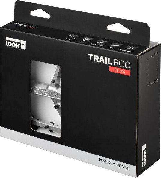 Paire de Pédales Plates Look Trail Roc+ Argent
