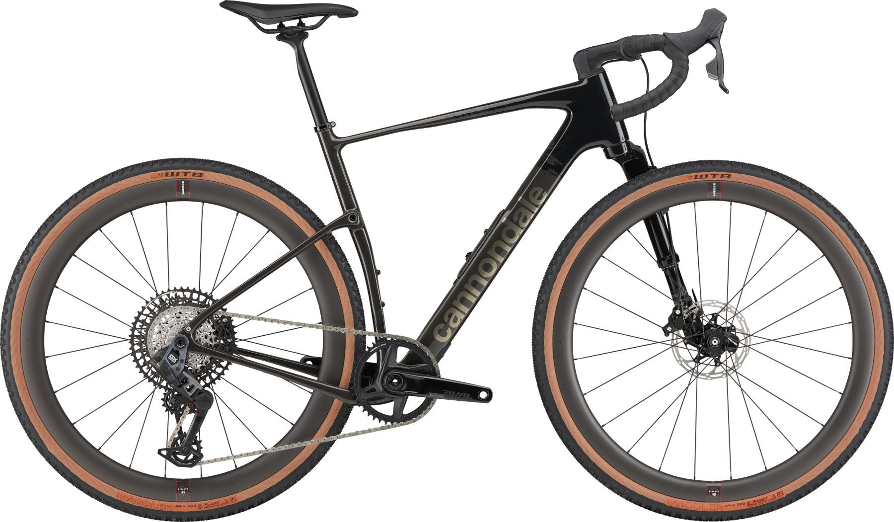 Vélo de Gravel Cannondale Topstone Carbon Lefty Sram Rival/GX AXS 12V 700mm Noir/Gris