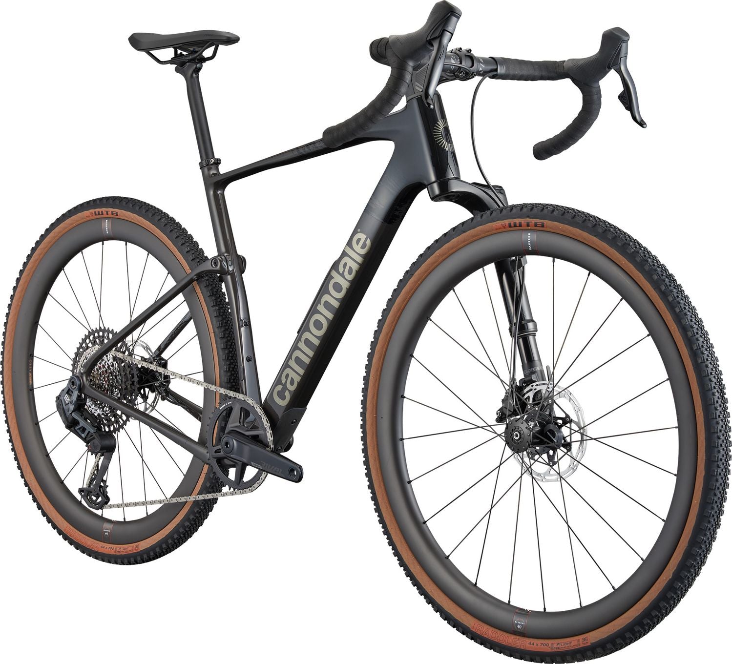 Vélo de Gravel Cannondale Topstone Carbon Lefty Sram Rival/GX AXS 12V 700mm Noir/Gris