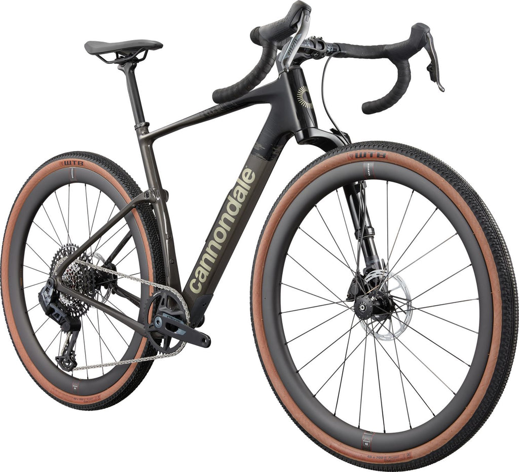 Vélo de Gravel Cannondale Topstone Carbon 1 Lefty Sram Rival E1/GX AXS 12V 700mm Noir/Gris