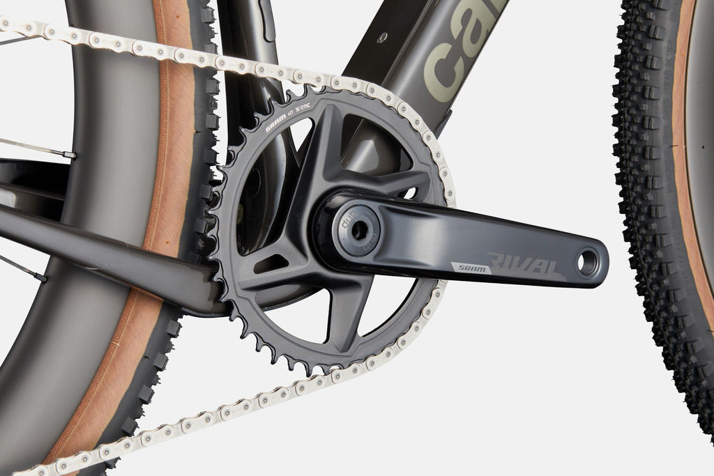 Vélo de Gravel Cannondale Topstone Carbon Lefty Sram Rival/GX AXS 12V 700mm Noir/Gris