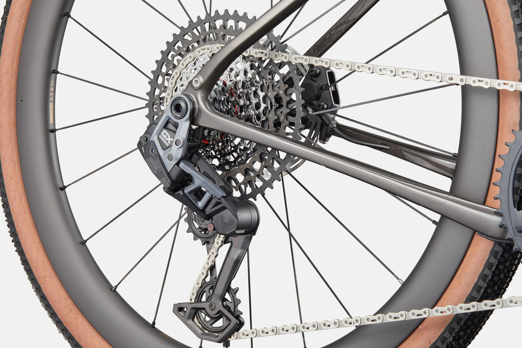 Vélo de Gravel Cannondale Topstone Carbon 1 Lefty Sram Rival E1/GX AXS 12V 700mm Noir/Gris