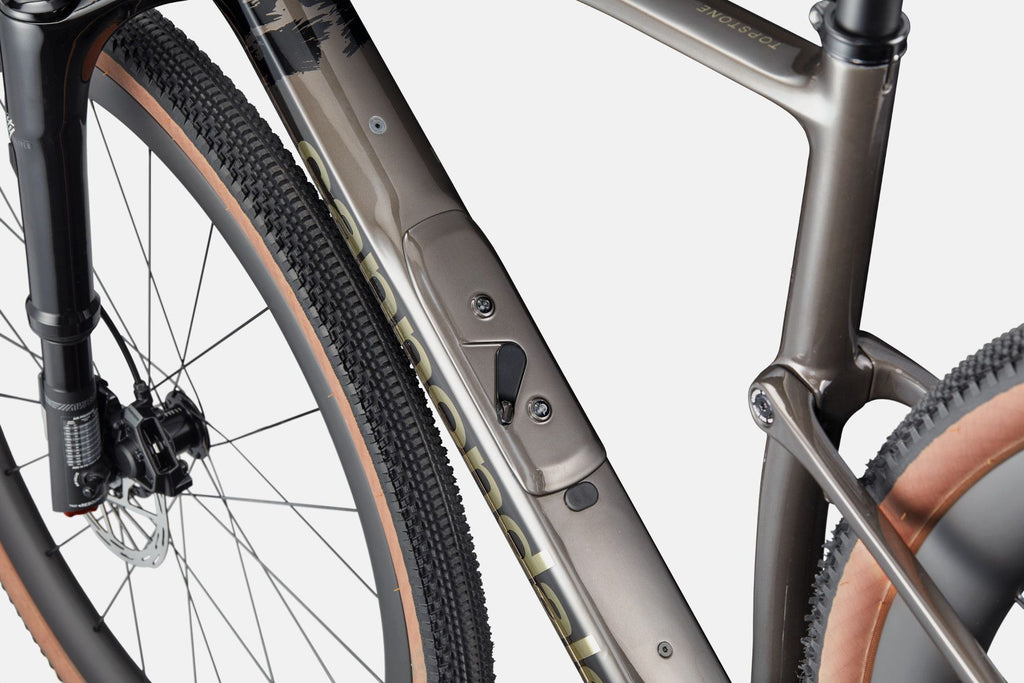 Vélo de Gravel Cannondale Topstone Carbon 1 Lefty Sram Rival E1/GX AXS 12V 700mm Noir/Gris