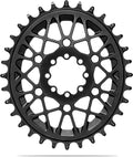 Plateau Ovale AbsoluteBlack Direct Mount 3 mm Offset Sram T-Type Aluminium Noir