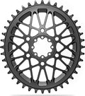 Plateau Ovale AbsoluteBlack Premium Direct Mount Offset 6 mm Sram AXS/XPLR Aluminium Noir