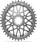 Plateau Ovale AbsoluteBlack Premium Direct Mount Offset 6 mm Sram AXS/XPLR Aluminium Argent