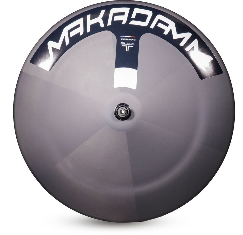 Paire de roues carbone route triathlon TT – MaKadamm eleva disc xpremium à pneus – 867gr la roue – centerlock – axe  12x142