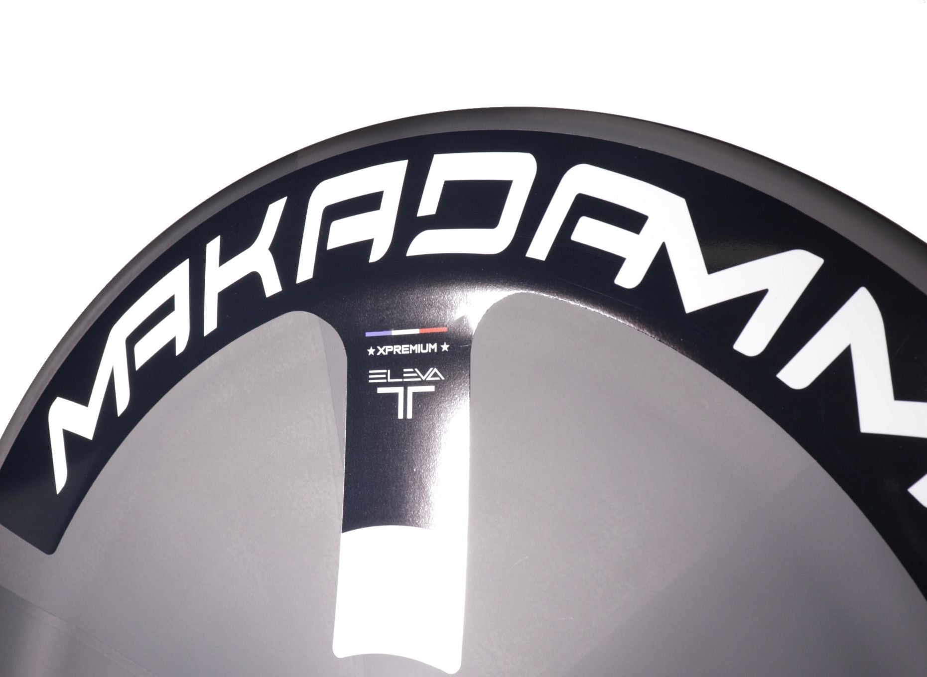 Paire de roues carbone route triathlon TT – MaKadamm eleva disc xpremium à pneus – 867gr la roue – centerlock – axe  12x142