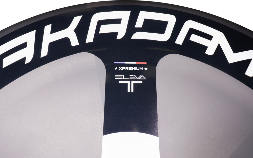 Paire de roues carbone route triathlon TT – MaKadamm eleva disc xpremium à pneus – 867gr la roue – centerlock – axe  12x142