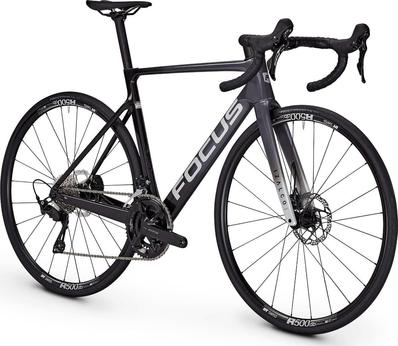 Vélo de Route Focus Izalco Max 8.7 Shimano 105 12V 700 mm Gris/Noir 2026