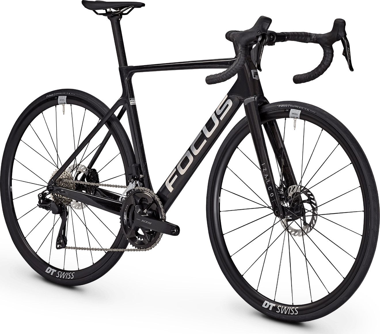 Vélo de Route Focus Izalco Max 8.8 Shimano 105 Di2 12V 700 mm Noir 2026