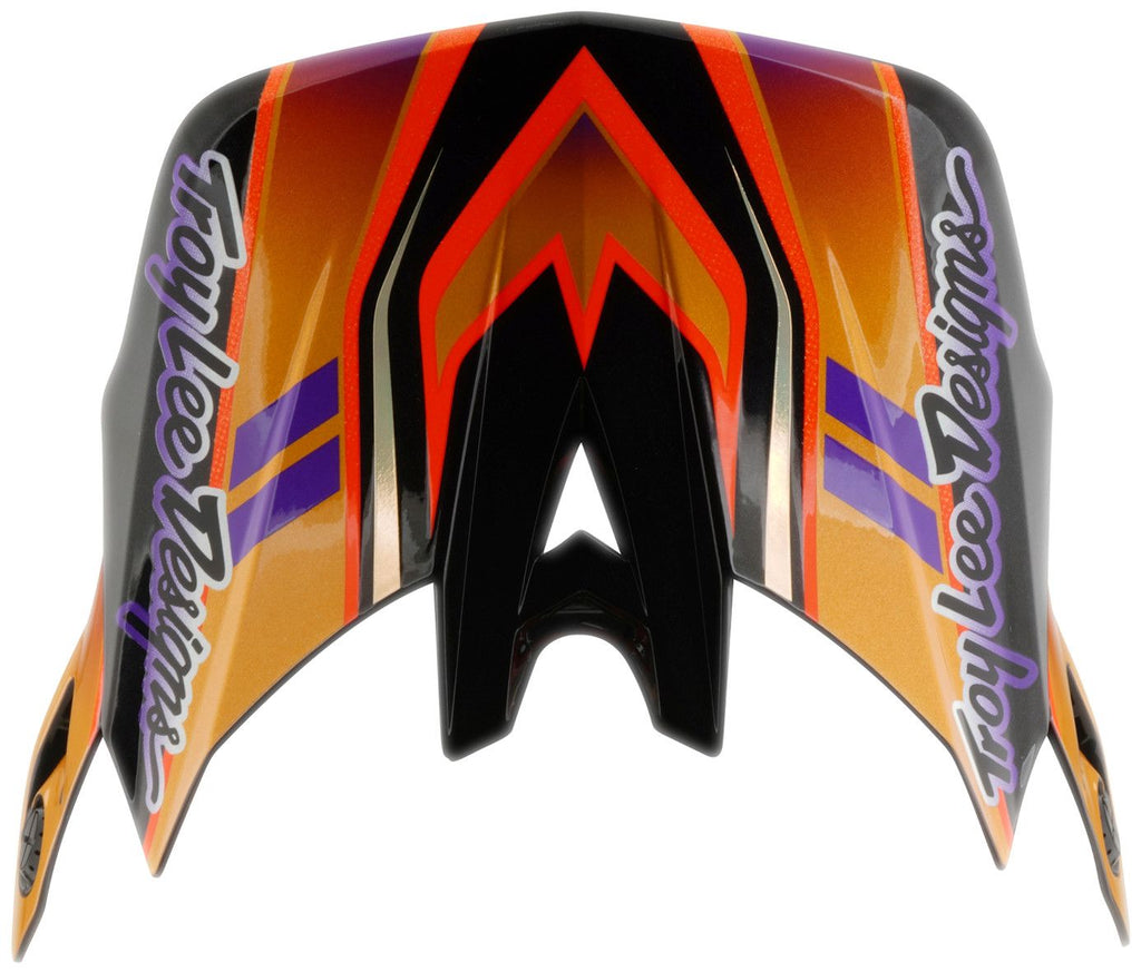 Casque Integral Troy Lee Designs D4 Carbon Mips Crest Gold