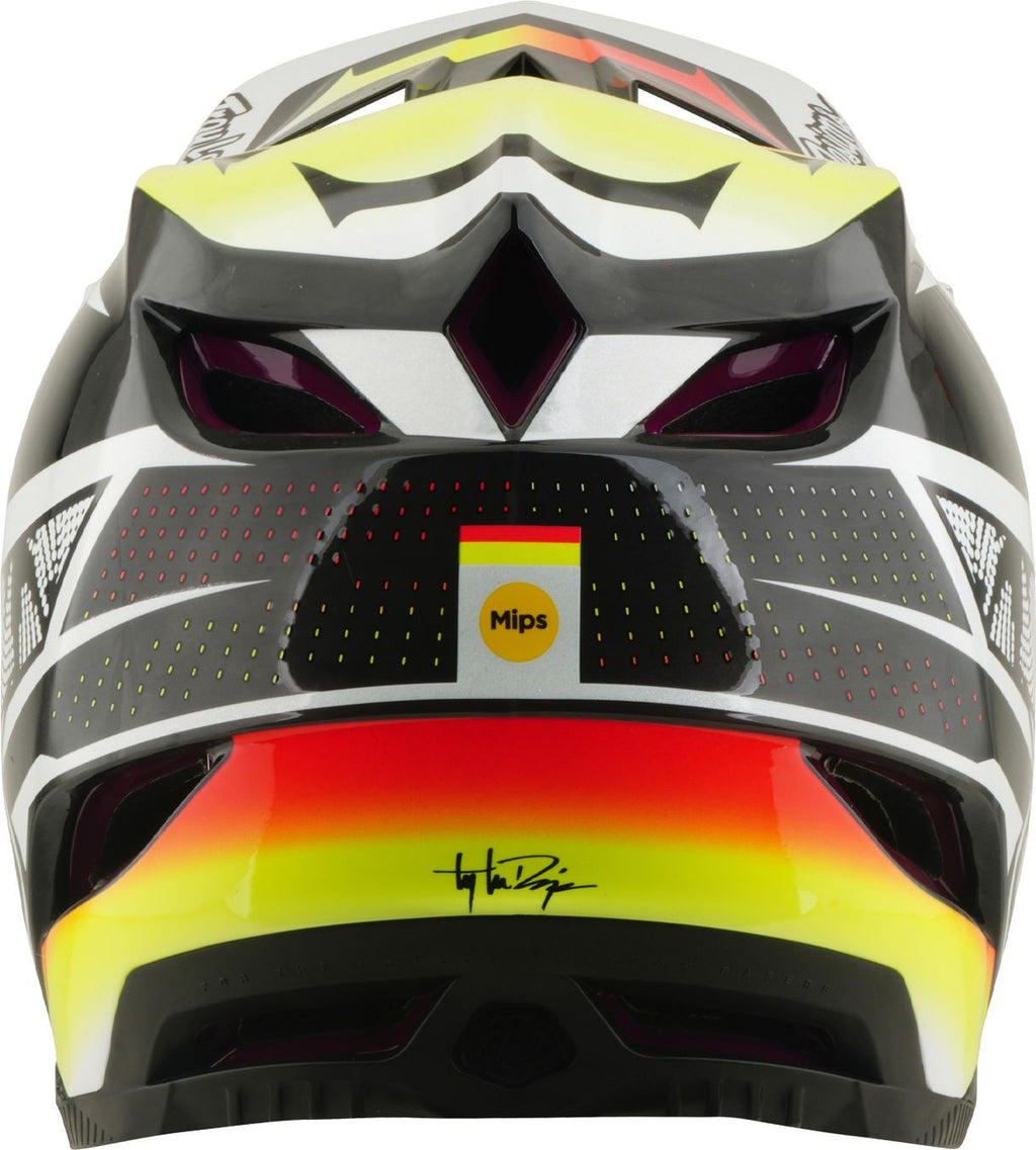 Casque Integral Troy Lee Designs D4 Carbon Mips Lined Up Noir
