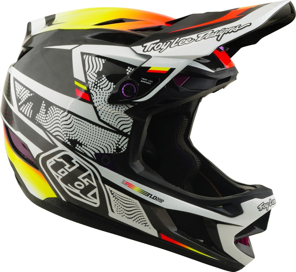 Casque Integral Troy Lee Designs D4 Carbon Mips Lined Up Noir