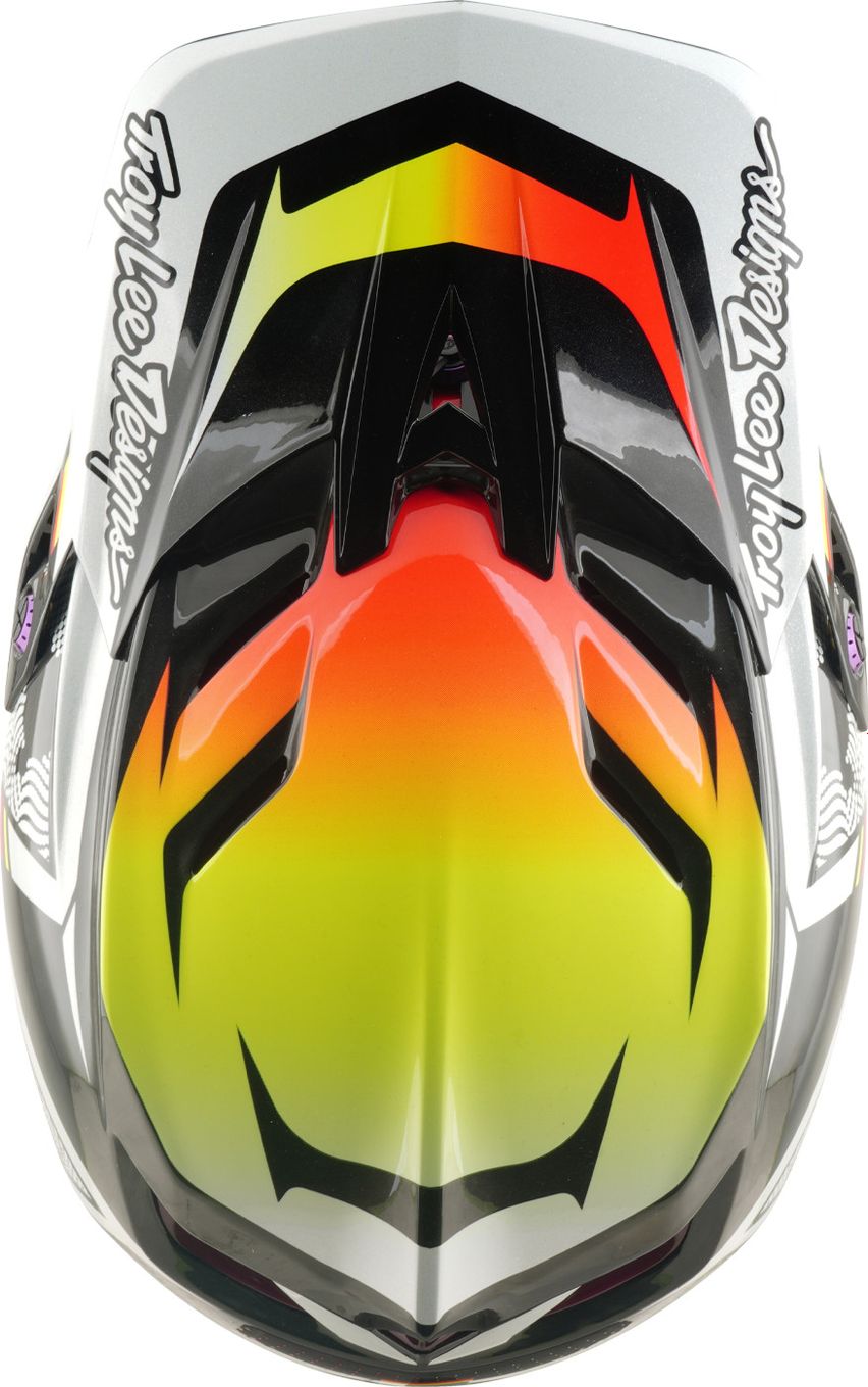 Casque Integral Troy Lee Designs D4 Carbon Mips Lined Up Noir