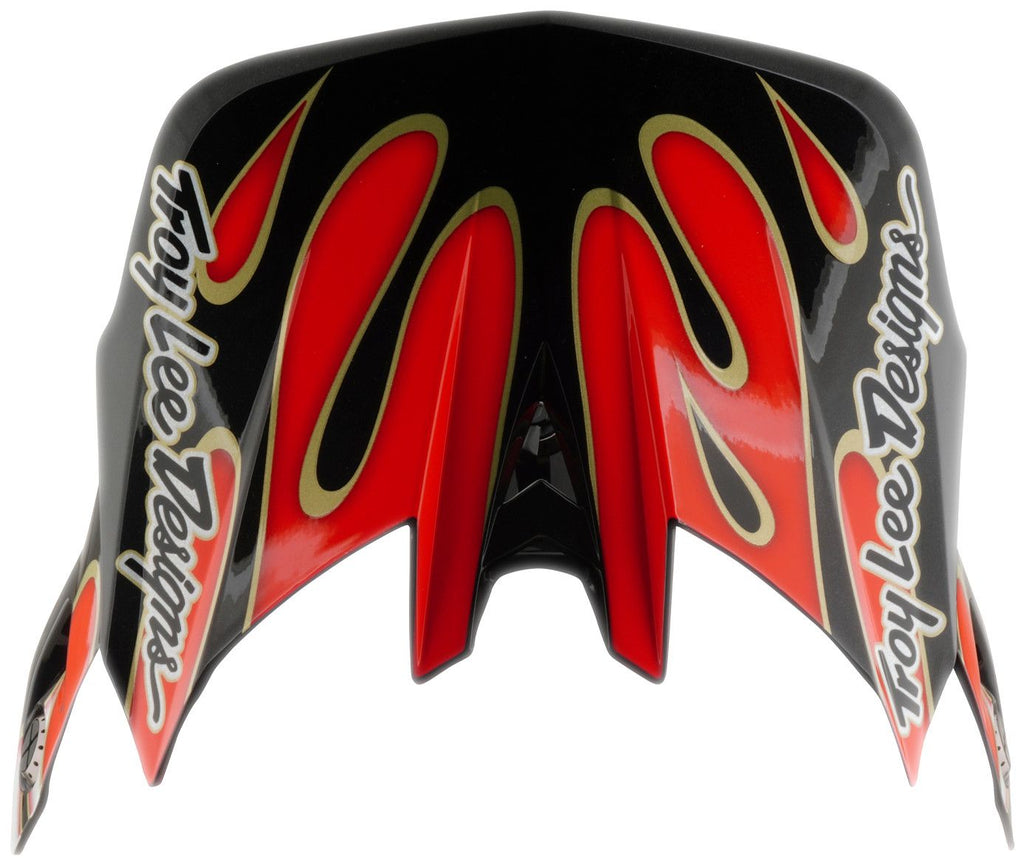 Casque Integral Troy Lee Designs D4 Composite Mips Overspray Blanc/Rouge