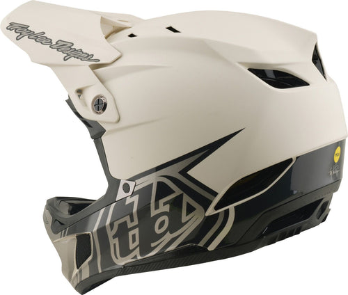 Casque Integral Troy Lee Designs D4 Composite Mips Stealth Pumice