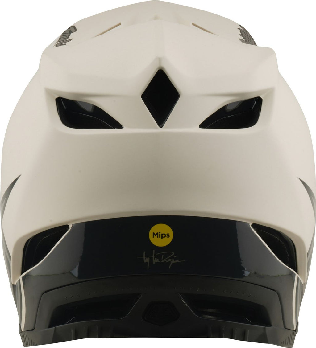 Casque Integral Troy Lee Designs D4 Composite Mips Stealth Pumice