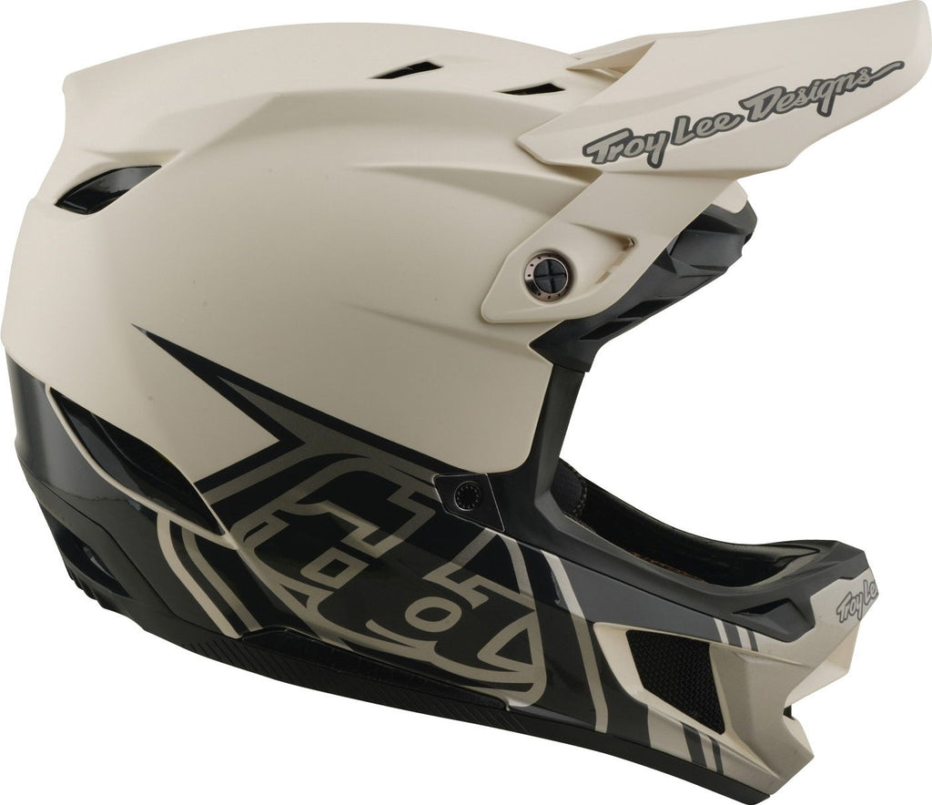 Casque Integral Troy Lee Designs D4 Composite Mips Stealth Pumice