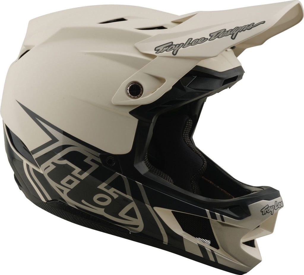 Casque Integral Troy Lee Designs D4 Composite Mips Stealth Pumice
