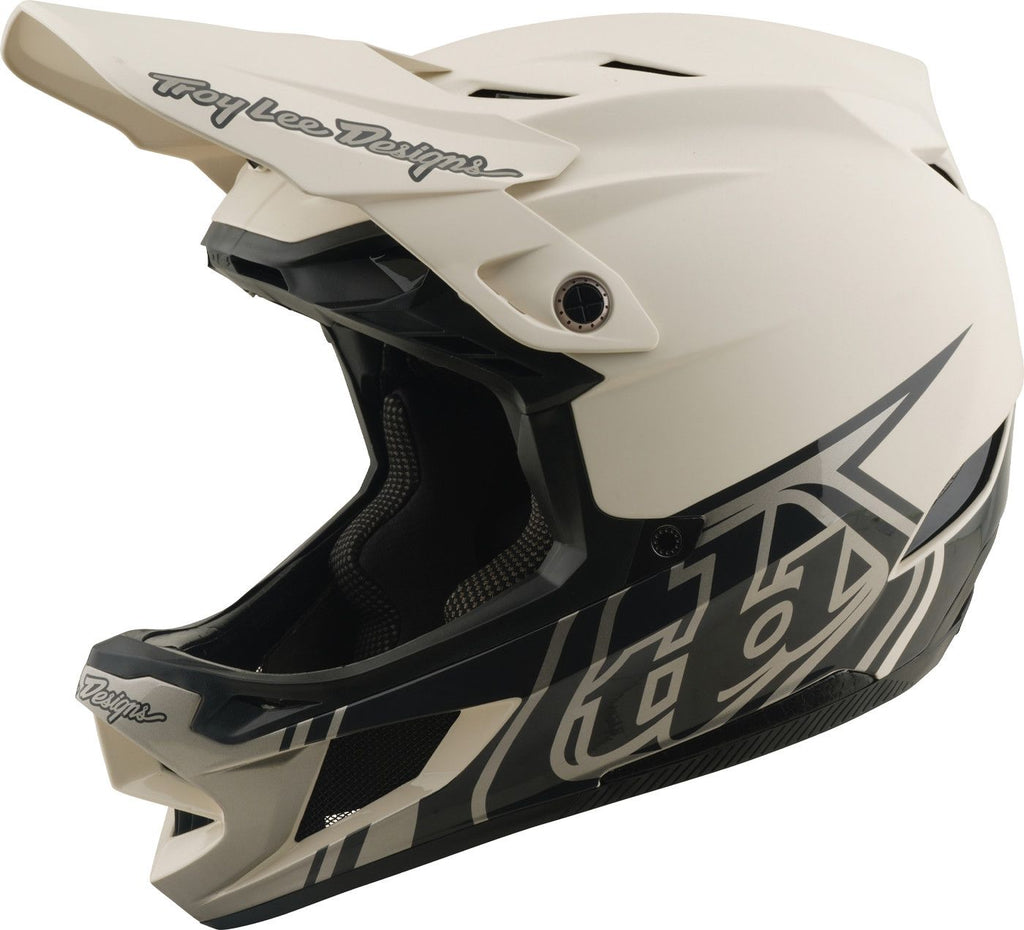 Casque Integral Troy Lee Designs D4 Composite Mips Stealth Pumice