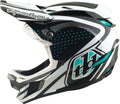 Casque Integral Troy Lee Designs D4 Polyacrilite Mips The Line Gris/Blanc