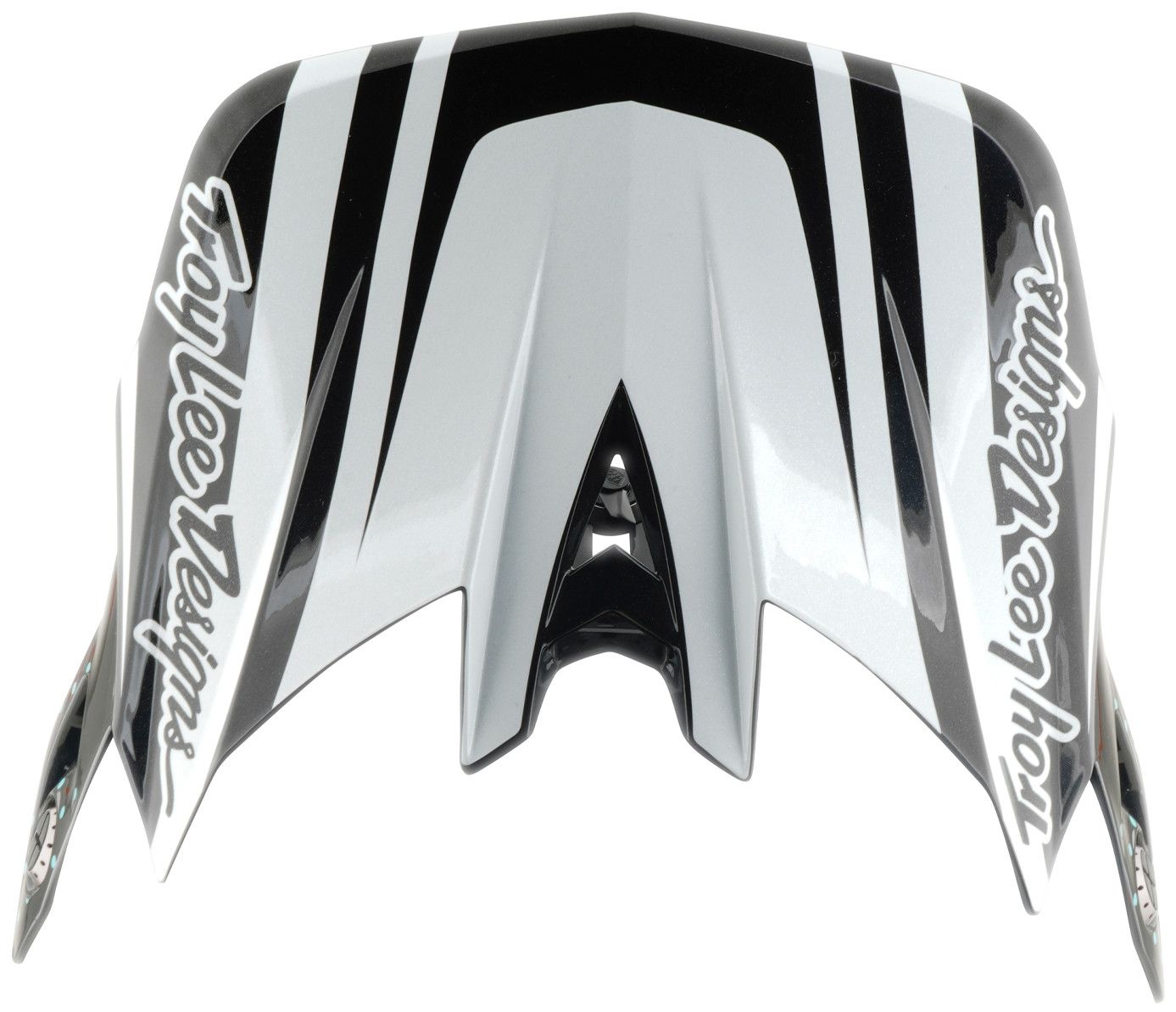 Casque Integral Troy Lee Designs D4 Polyacrilite Mips The Line Gris/Blanc