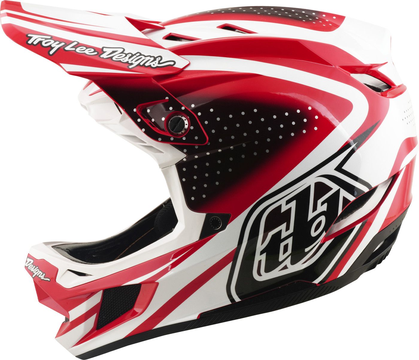 Casque Integral Troy Lee Designs D4 Polyacrilite Mips Roamer Magenta