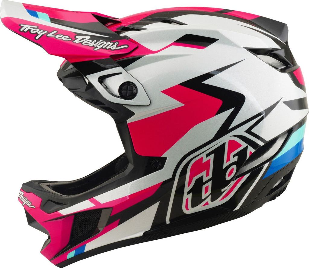 Casque Integral Troy Lee Designs D4 Polyacrilite Mips Roamer Magenta